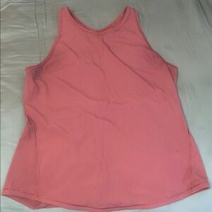 Lululemon Ribbed Racerback Tank Top, Dusty Rose Color, Medium (Size 6)